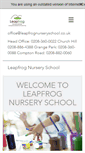 Mobile Screenshot of leapfrognurseryschool.co.uk